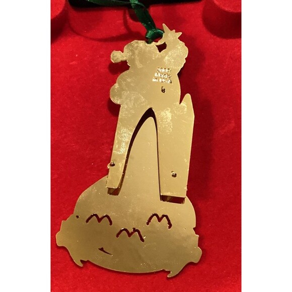 Kennedy Space Center 2009 Santa Shuttle Launch Christmas Ornament Brass Boxed - Picture 10 of 11